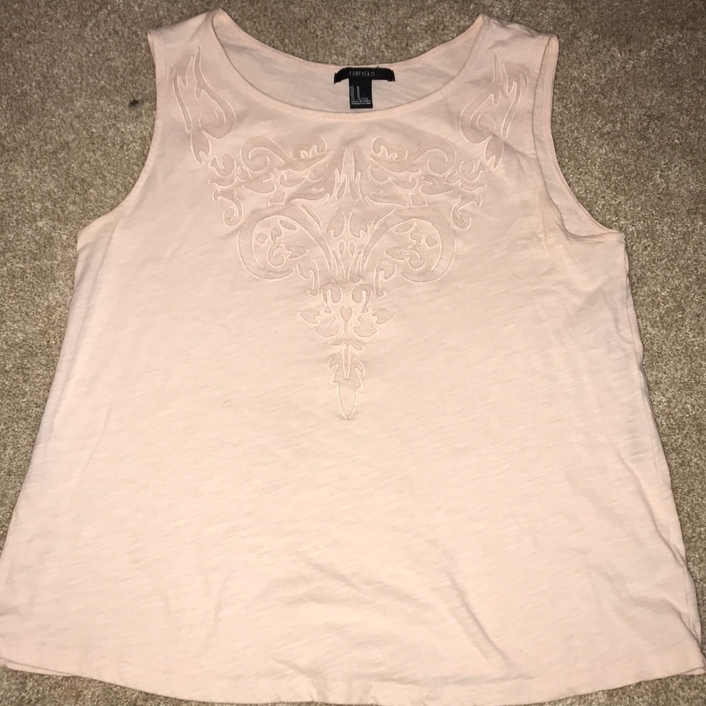 Forever 21 light pink top